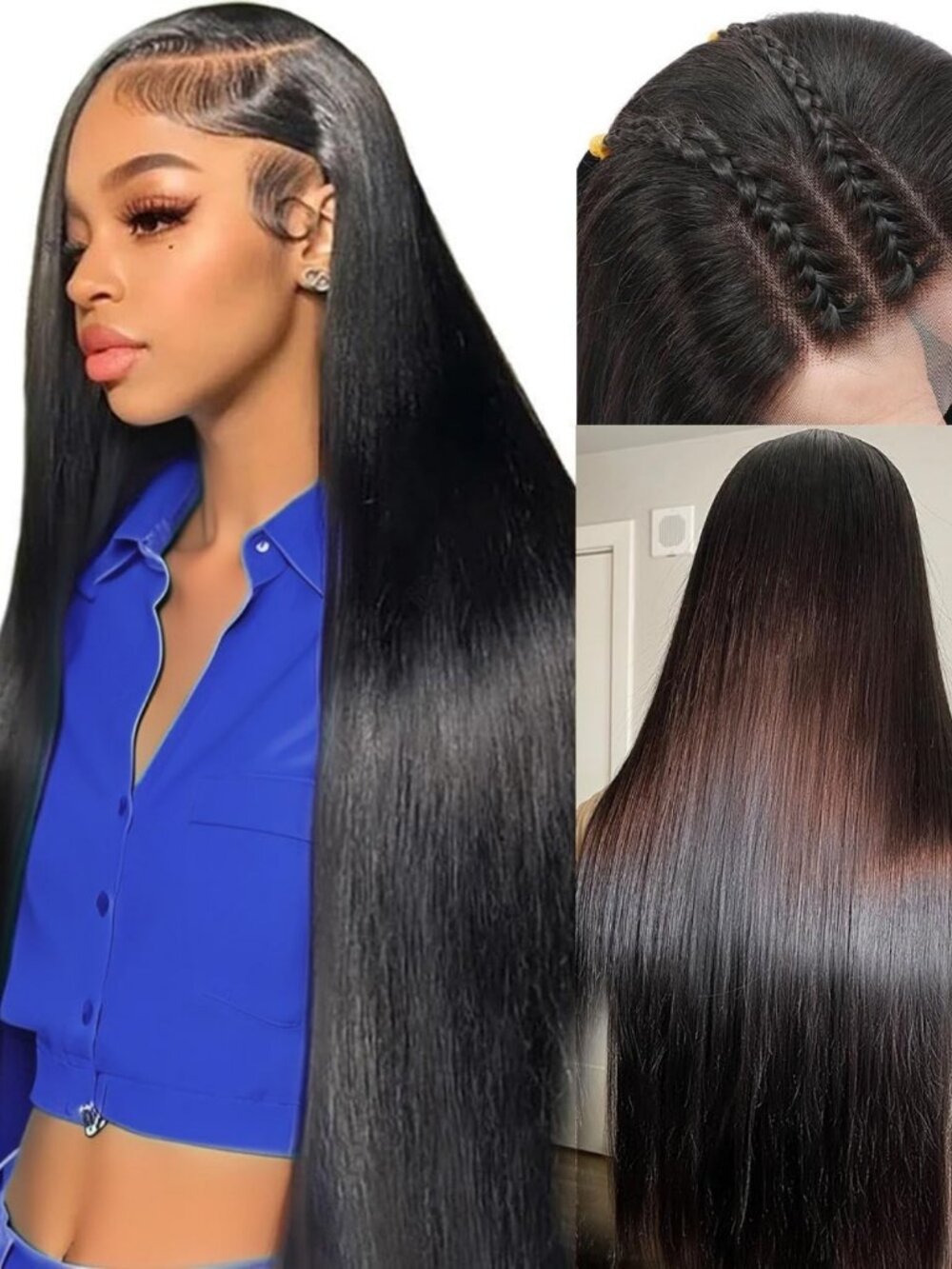 Sealusa 30 Inch 13x6 Lace Front WigsHuman Hair Real 100% Virgin Hair CanLast 6-9